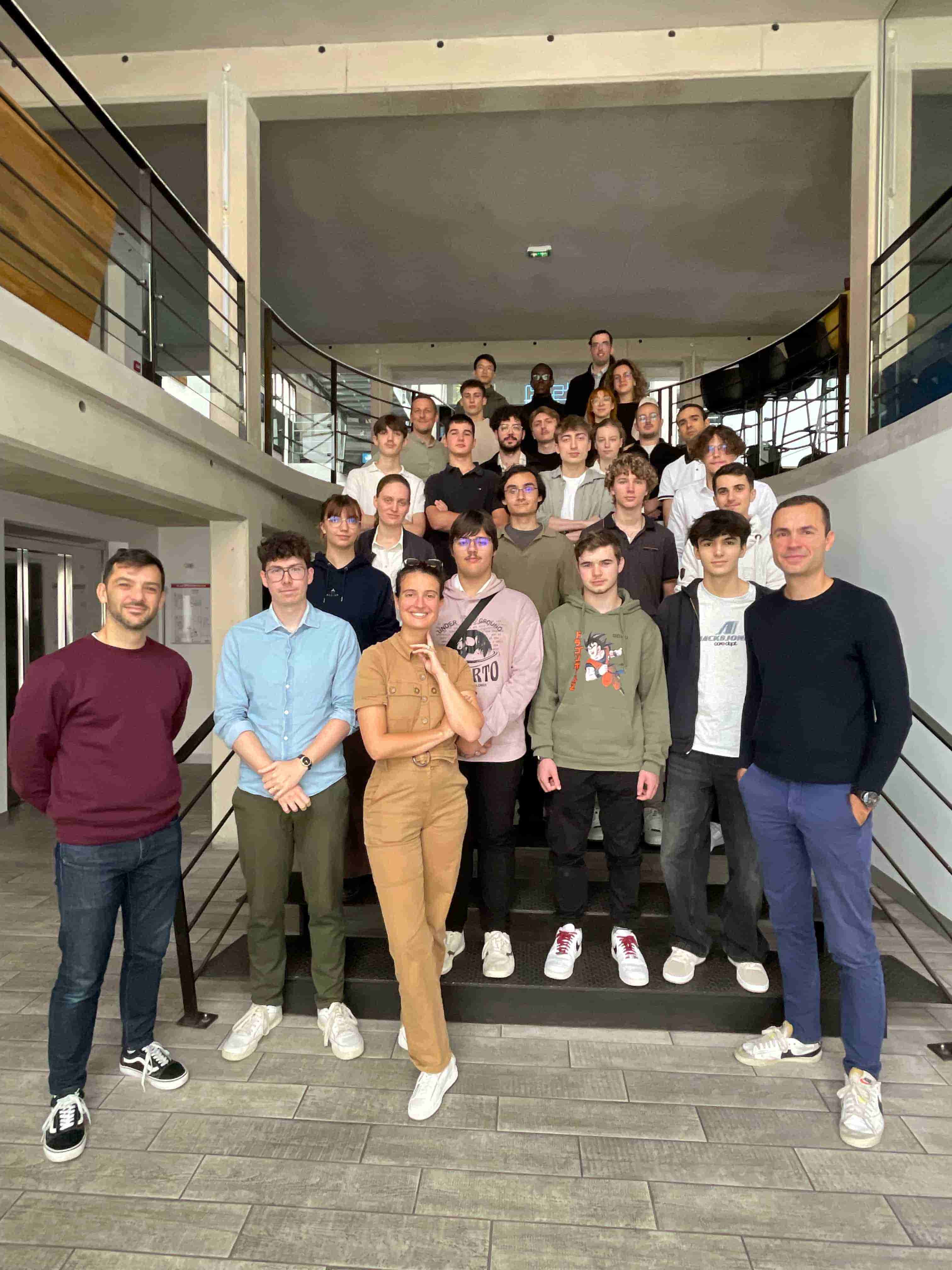 Group photo of students at Weezevent