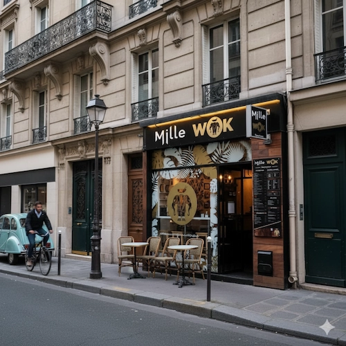Mille Wok Paris Facade