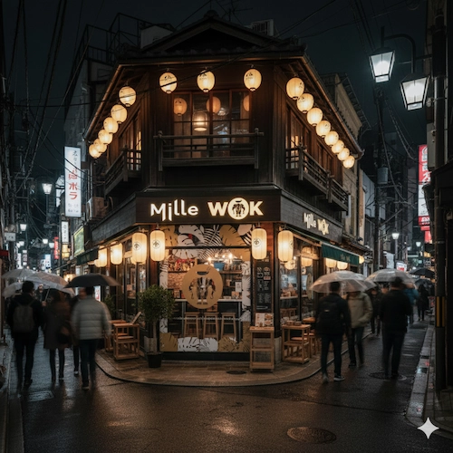 Mille Wok Tokyo Facade